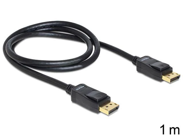DELOCK kabelis Displayport St-St. Auksas 1m