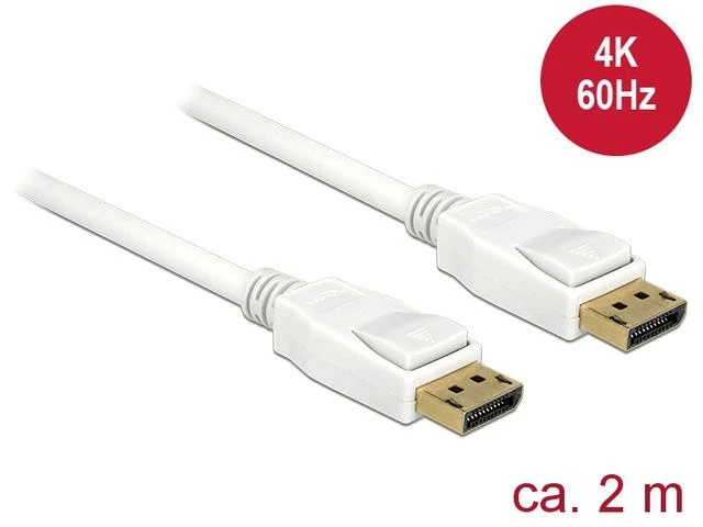 Delock Kabelis Displayport 1.2 vyriškas > Displayport vyriškas 4K 2 m