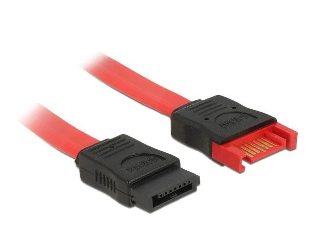DELOCK 83953 Delock ilgintuvas SATA 6 Gb/s kištukinis > SATA moteriška 30 cm raudona