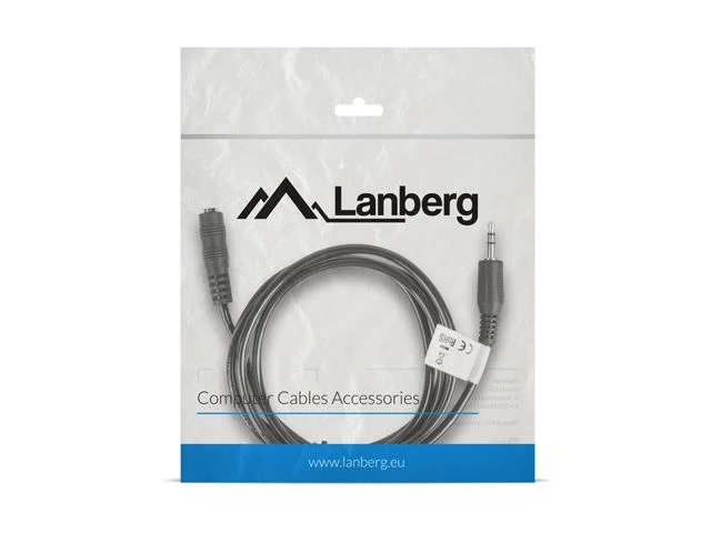 LANBERG CA-MJFJ-10CC-0015-BK stereo laidas Mini Jack M ->Mini Jack F 1,5 m