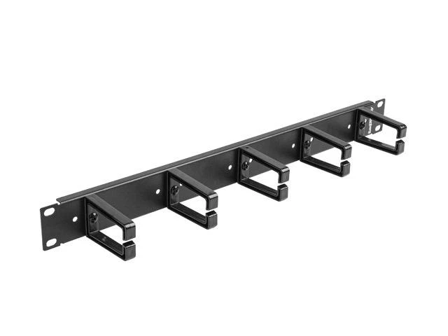 LANBERG AK-1202-B cable management panel type B 19 1U juodas