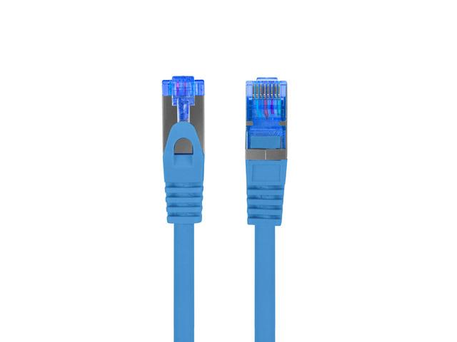 LANBERG patchcord kat.6A FTP LSZH CCA 15m mėlynas