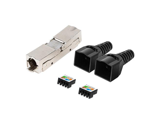 LANBERG 2x RJ-45 FTP cat 6 kištukas 8P8C adapteris be įrankių