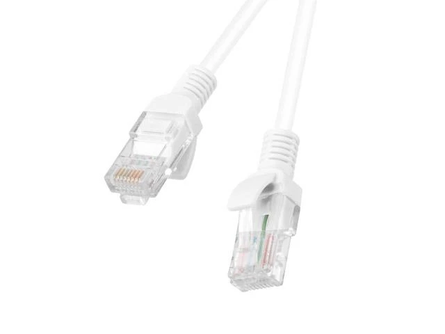 LANBERG patchcord kat.5e 2m baltas