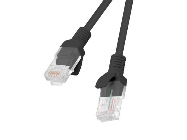 LANBERG PCU5-20CC-0300-BK Patchcord RJ45 kat. 5e UTP 3m juodas 10-Pak