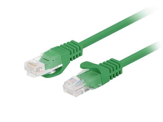 LANBERG PCU5-10CC-0025-G Patchcord RJ45 kat. 5e UTP 0,25m žalias