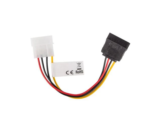 LANBERG CA-HDSA-10CU-0015 maitinimo kabelis MOLEX F ->SATA M 15cm