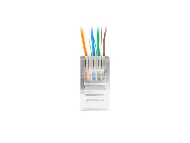LANBERG PLU-5020EZ kištukas RJ-45 UTP CAT5E 8P8C 20PCS praėjimo lovelis