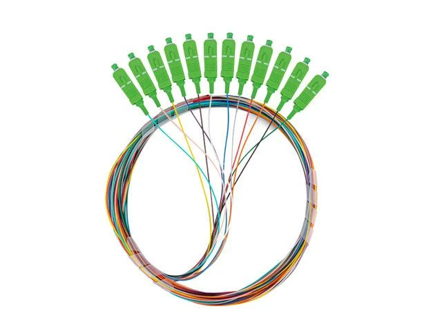 LANBERG Fiber optic Pigtail SM SC/APC ST A1 12X2m MC