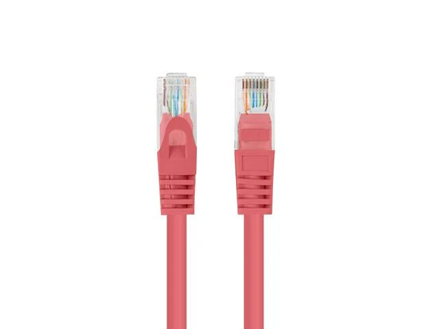 Lanberg 10-Pack Patchcord kat.5e UTP 1m raudona Fluke Passed