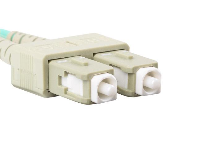 LANBERG šviesolaidinis laidas MM SC/UPC-SC/UPC dvipusis 1m LSZH om4 50/125 3.0mm violetinis