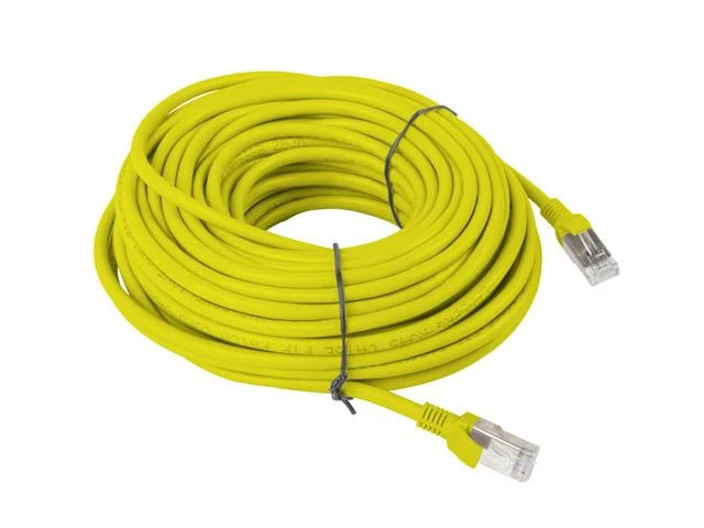 Lanberg Patchcord, Cat6, neekranuotas, 20 m, geltonas (PCU6-10CC-2000-Y)