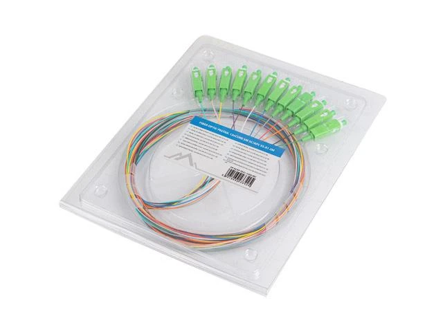 LANBERG Fiber optic Pigtail SM SC/APC ST A1 12X2m MC