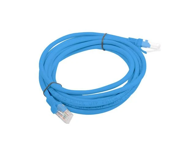 LANBERG PCU5-10CC-0300-B Patchcord RJ45 kat. 5e UTP 3m mėlyna