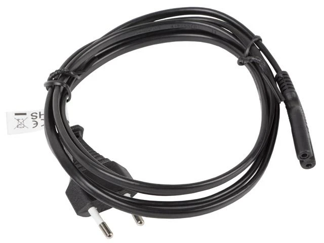 LANBERG CA-C7CA-11CC-0018-BK maitinimo kompiuterio kabelis CEE 7/16 -> C7 1,8m VDE