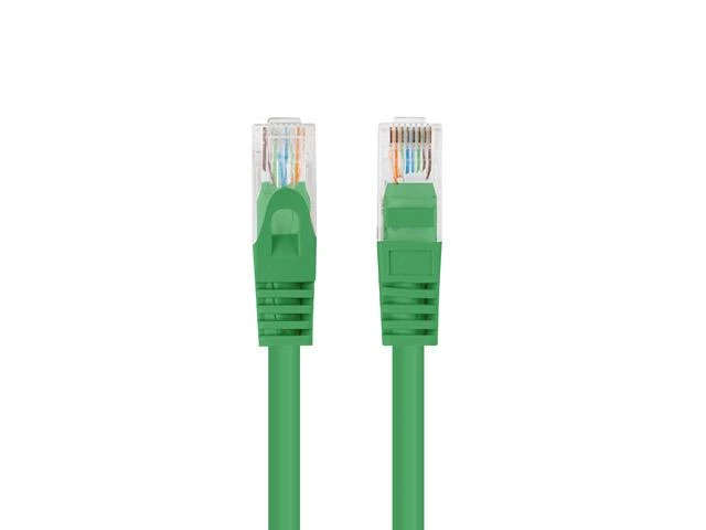 PATCHCORD KAT.6 UTP 1.5M Žalias FLUKE PASSED LANBERG 10-PACK