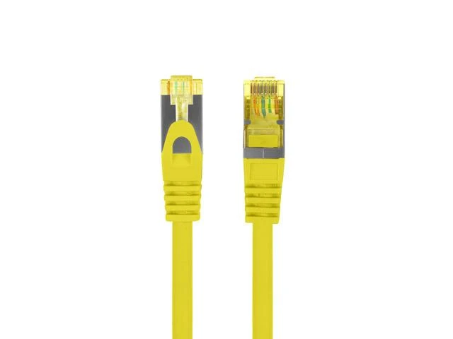 Lanberg Ethernet Patchcord S/FTP 6a 0.5 m geltonas