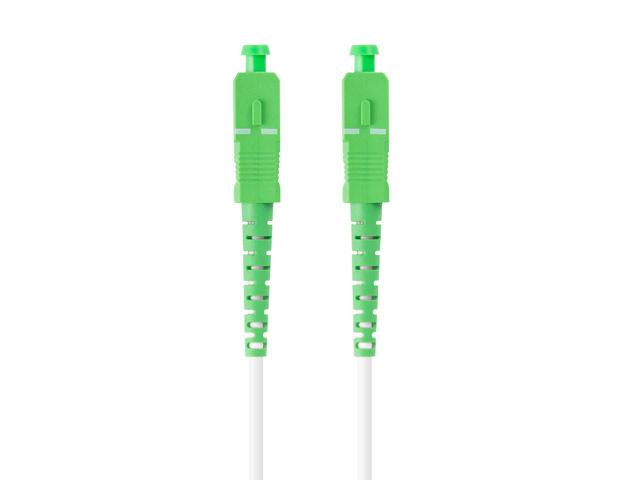 LANBERG šviesolaidinis patchcord SM SC/APC-SC/APC simplex 25m LSZH g657b3 3.0mm baltas