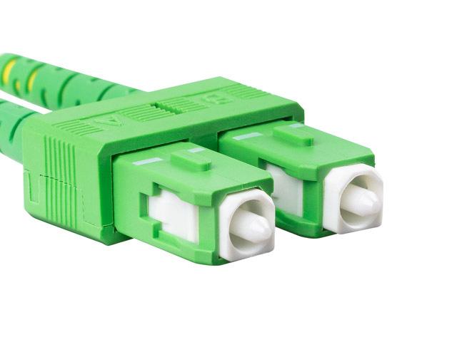 LANBERG šviesolaidinis laidas SM SC/APC-SC/APC dvipusis 5m LSZH g657a1 3.0mm geltonas