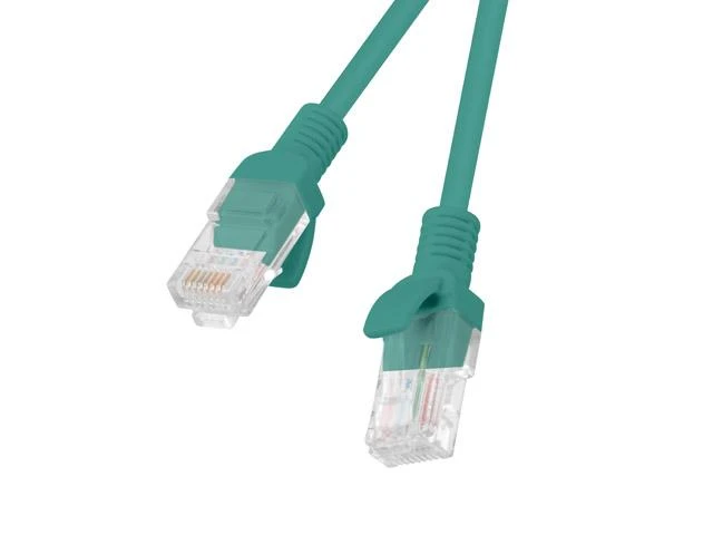 LANBERG PCU6-10CC-0150-G Patchcord RJ45 cat. 6 UTP 1.5m žalias
