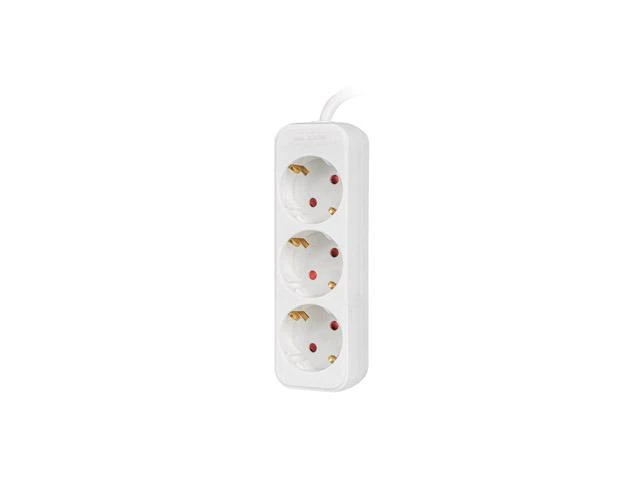 LANBERG Maitinimo juosta 3x Shuko 1,5m baltas