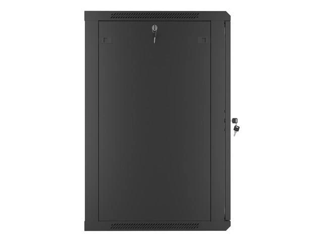 LANBERG WF01-6618-10B sieninis stovas 19 colių išmontuojamas plokščias paketas 18U/600x600mm juodas