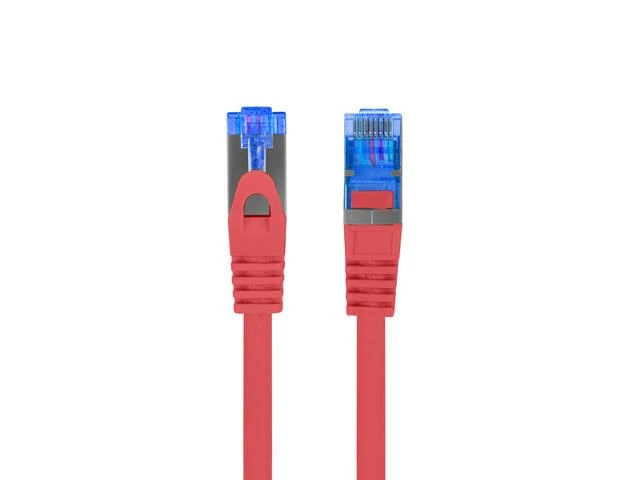 LANBERG patchcord kat.6A FTP LSZH CCA 1m raudona