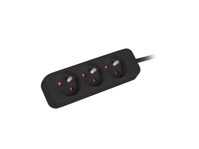 LANBERG PS0-03E-0150-BK 1.5M Juodas 3X 230V Lanter EXTENSION PL. CABLE FROM FULL COPPER
