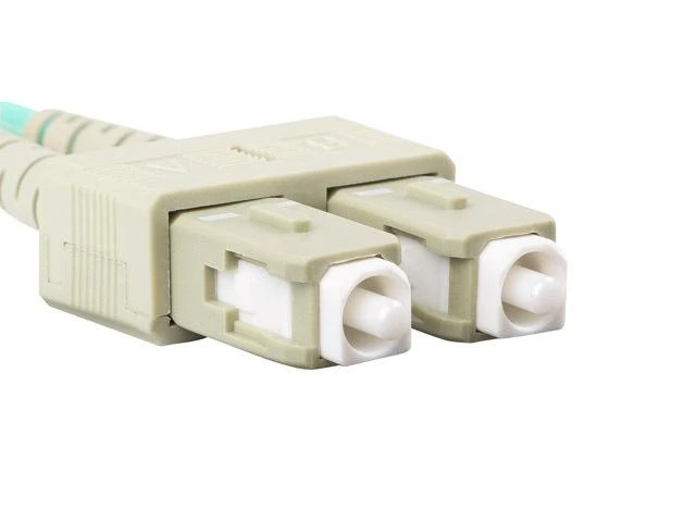 LANBERG šviesolaidinis laidas MM SC/UPC-SC/UPC dvipusis 2m LSZH om3 50/125 3.0mm aqua