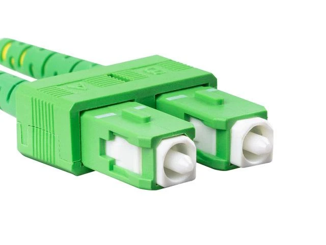 LANBERG šviesolaidinis laidas SM SC/APC-SC/APC dvipusis 1m LSZH g657a1 3.0mm geltonas