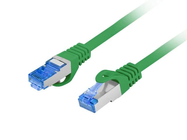 LANBERG patchcord kat.6A FTP LSZH CCA 20m žalias