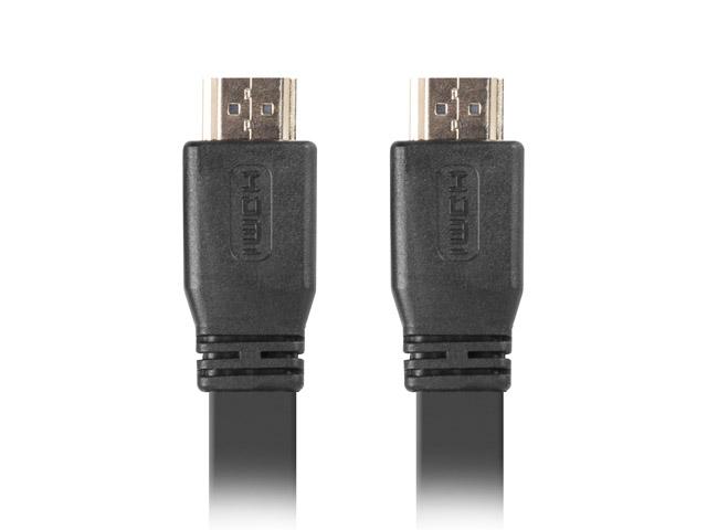 LANBERG CA-HDMI-21CU-0010-BK laidas HDMI M/M V2.0 1M Juodas Butas