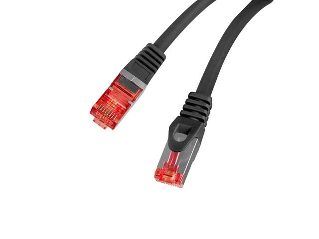 LANBERG Patchcord cat.6 FTP LSZH CU 3m juodas Fluke passed