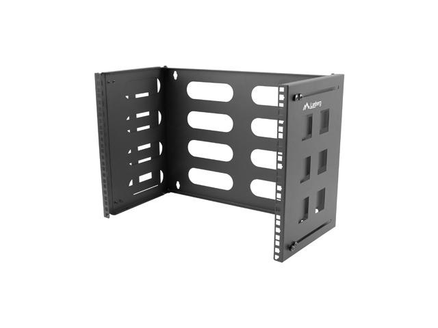 LANBERG sulankstomas laikiklis sieninis laikiklis 19 colių 8U 497x400/240 juodas