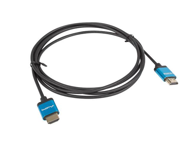 LANBERG HDMI M/M v2.0 cable 0.5m juodas 4K slim