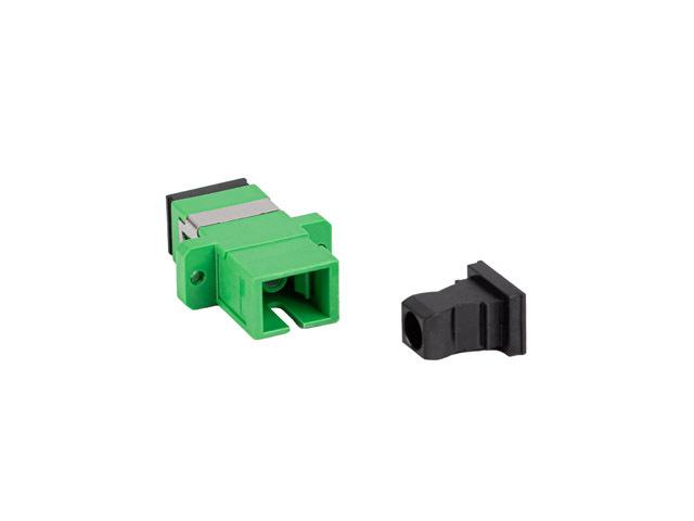 OPTINIS PLASTAS ADAPTERIS SM SC/APC SIMPLEX Juodas CAP 25Vnt. LANBERG
