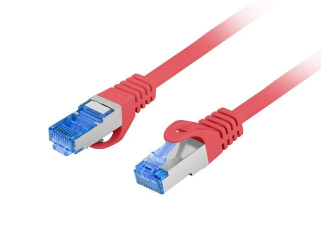 LANBERG patchcord kat.6A FTP LSZH CCA 5m raudona