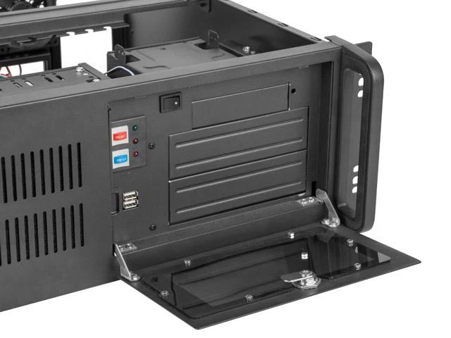 LANBERG SC01-4504-10B RACKMOUNT SERVER CHASSIS ATX 450/10 19/4U