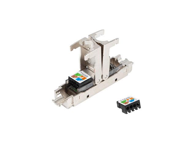 LANBERG 2x RJ-45 FTP cat 6 kištukas 8P8C adapteris be įrankių