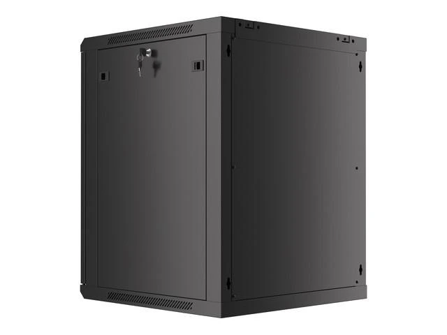 LANBERG WF01-6615-10B sieninis stovas 19 colių išmontuojamas plokščias paketas 15U/600x600mm juodas