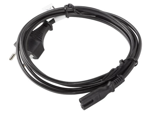 LANBERG CA-C7CA-11CC-0018-BK maitinimo kompiuterio kabelis CEE 7/16 -> C7 1,8m VDE