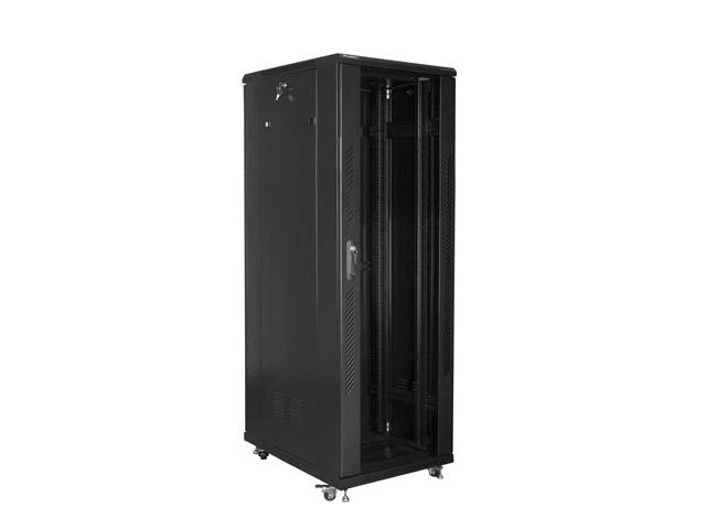 LANBERG FF01-8847-12B-kpl laisvai pastatomas stovas 19 išmontuotas plokščias paketas 47U 800 x 800 mm