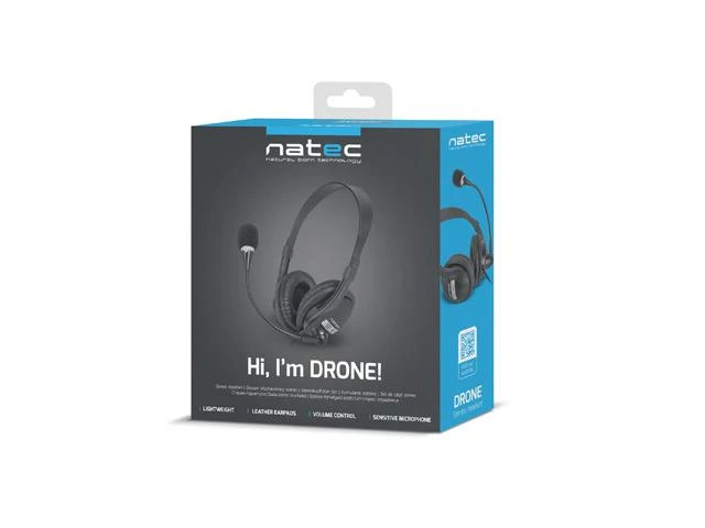 NATEC NSL-0294 Natec Drone Ausinės + Mikrofonas 2 x Mini Jack 3.5mm