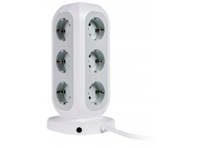 Verbatim EU Multi Plug Power Tower EUPT-01 Baltas