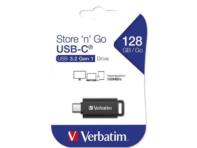 Verbatim Pendrive 128GB USB-C juodos spalvos 49459