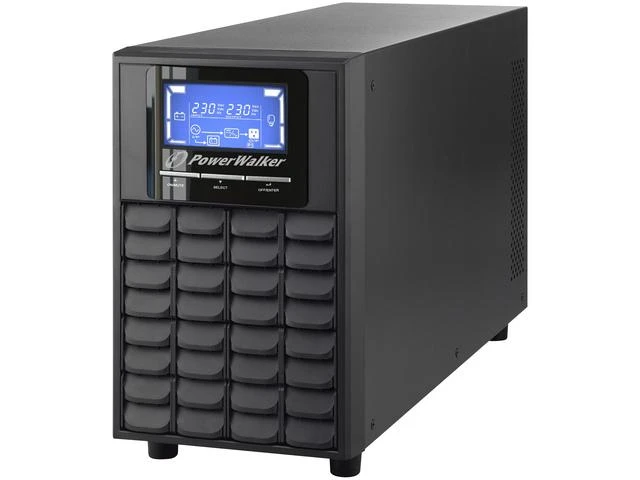 POWERWALK VFI 3000 C LCD Power Walker UPS On-Line 3000VA, 4x IEC, USB/RS-232, LCD, Tower