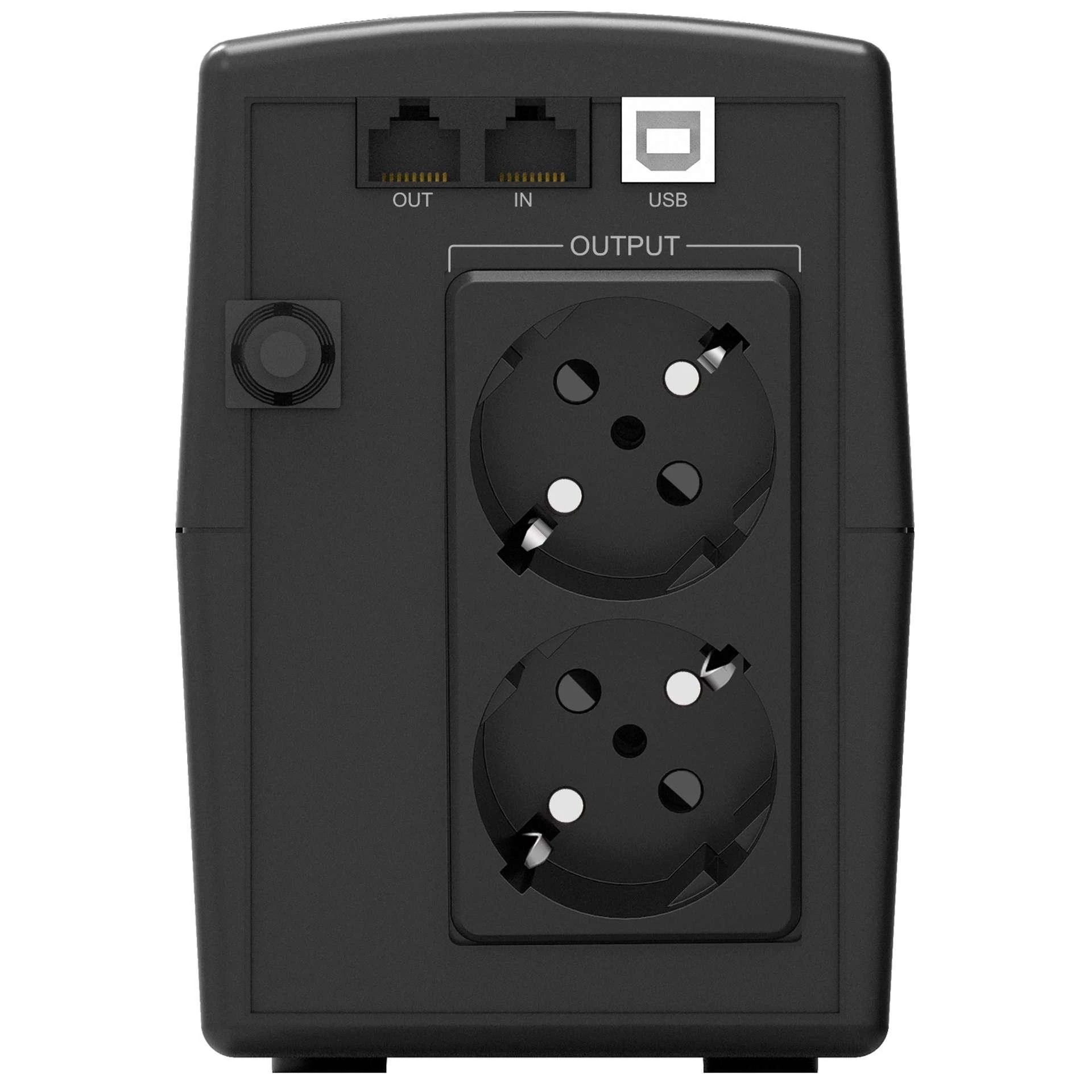 Power Walker BlueWalker PowerWalker Basic VI 1000 STL, USV - juodas