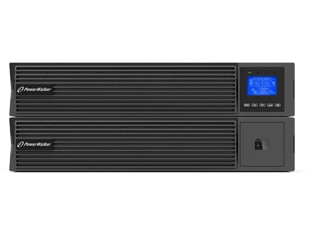Power Walker POWERWALKER UPS On-Line VFI 1000 ICR IOT 1/1 fazės 1000VA PF1 8x IEC C13 lizdai USB/RS232 LCD stovas