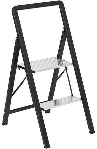 5five Simply Smart 2 pakopų aliuminio kopėčios EASY, aukštis 83 cm