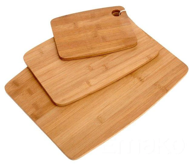 Excellent Houseware Pjaustymo lenta bambukinė 3 vnt.
